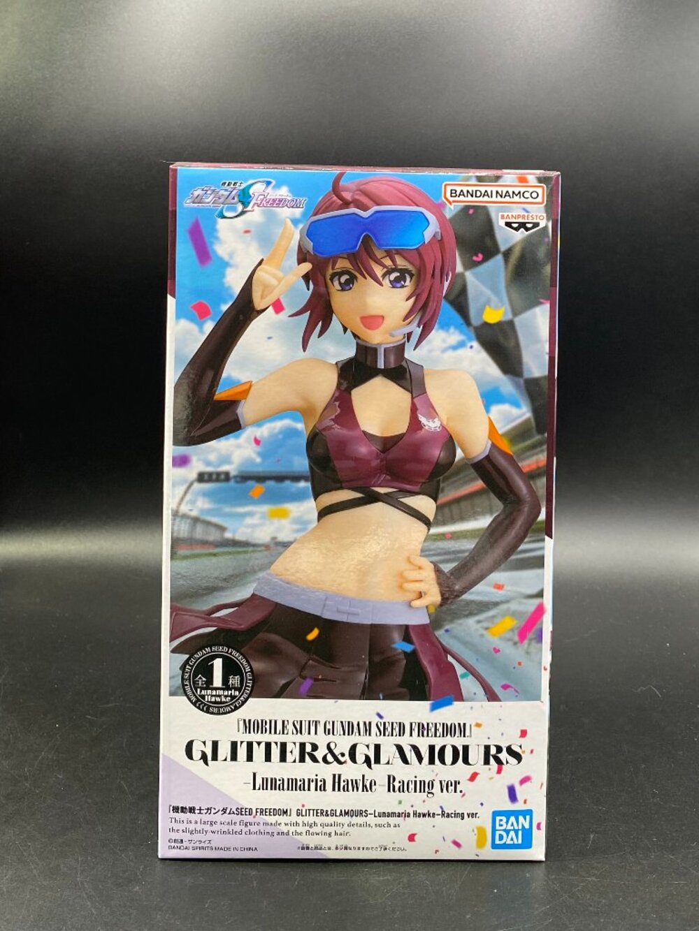 Mobile Suit Gundam Seed Freedom Lunamaria Hawke Figure Racing Ver. Banpresto New